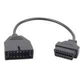 GM OBD2 Araç 12 Pin 16 Pine Çeviren Adaptör Bağlantı Kablosu